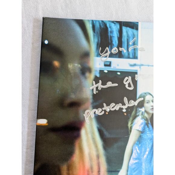 HAIM I Quit Vinyl SIGNED Cover With Handwritten Lyrics Light Blue Variant - Picture 3 of 15